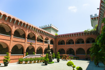 PHAN THIET, BINH THUAN, VIETNAM, May 7th, 2018: RD Wine Castle is a popular place of interest for tourists at Sea Links City, a large resort complex in Mui Ne