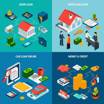 Credit Loan Design Concept