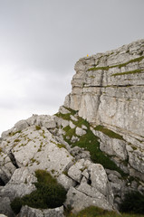 Fototapeta premium top of a mountain or a cliff