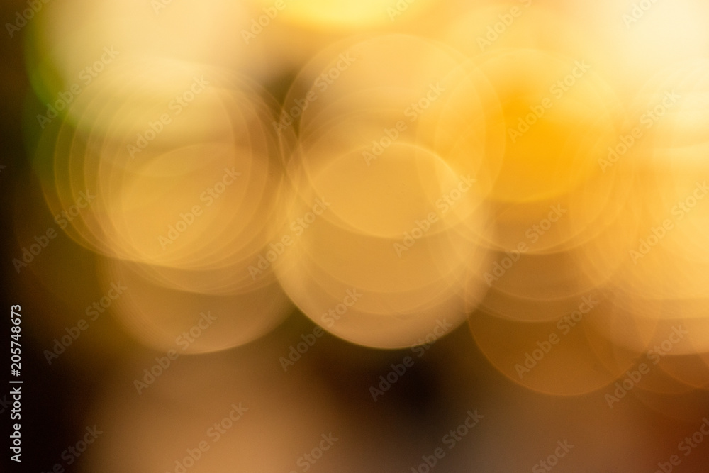 Poster blur bokeh on background