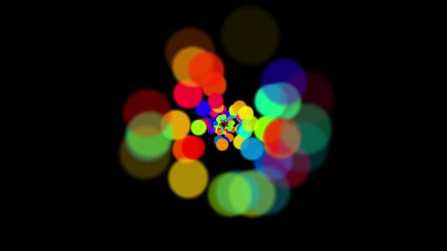 4k Abstract colorful circles,bubbles blister array background,dancing dots fireworks particles,chaos debris chemical foam tunnels.