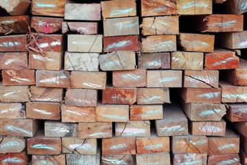 texture of lumber construction wood background.