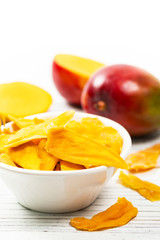 Dried Mango Fruit. Selective focus.