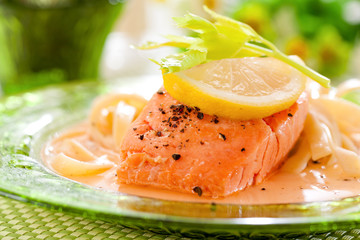 Fettucine white sauce