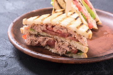 Club sandwith with tuna