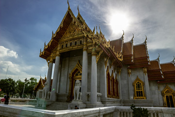 Wat Benchamabophit (The Marble Temple)Often referred to as the “marble temple” in guidebooks,...