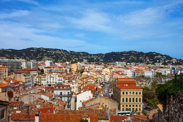 City of Cannes Cityscape in France