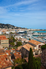 Obraz premium City of Cannes in France