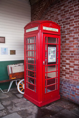 Obraz premium Red phone box