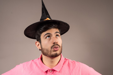 retrato con sombrero de magia © Alberto