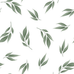 Floral pattern. Plant texture for fabric, wrapping, wallpaper and paper.