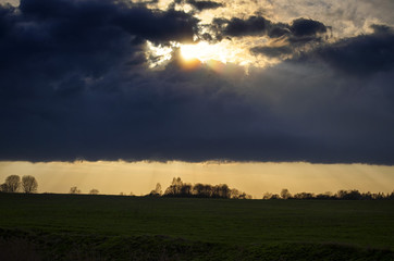 beautiful cloudy sky