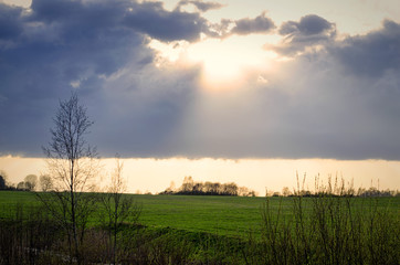 beautiful cloudy sky