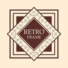 Vintage border vector
