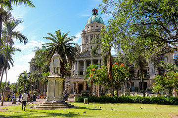 Durban City Hall and gardens, KwaZulu-Natal province, South Africa