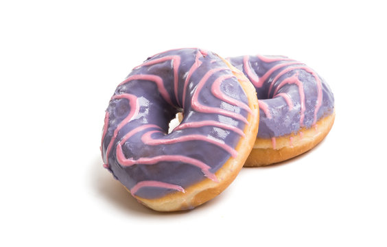 Blueberry Donut Isolated