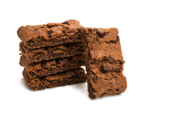 brownie cookie isolated