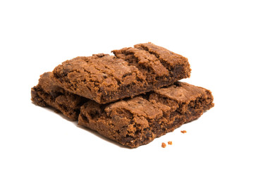 brownie cookie isolated