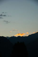 mountain silhouettes