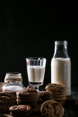 Home made chocolate drops cookies