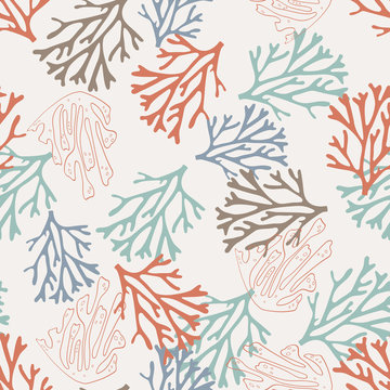 pattern with coral