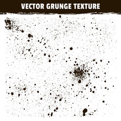 Spray splashes vector isolated grunge texture