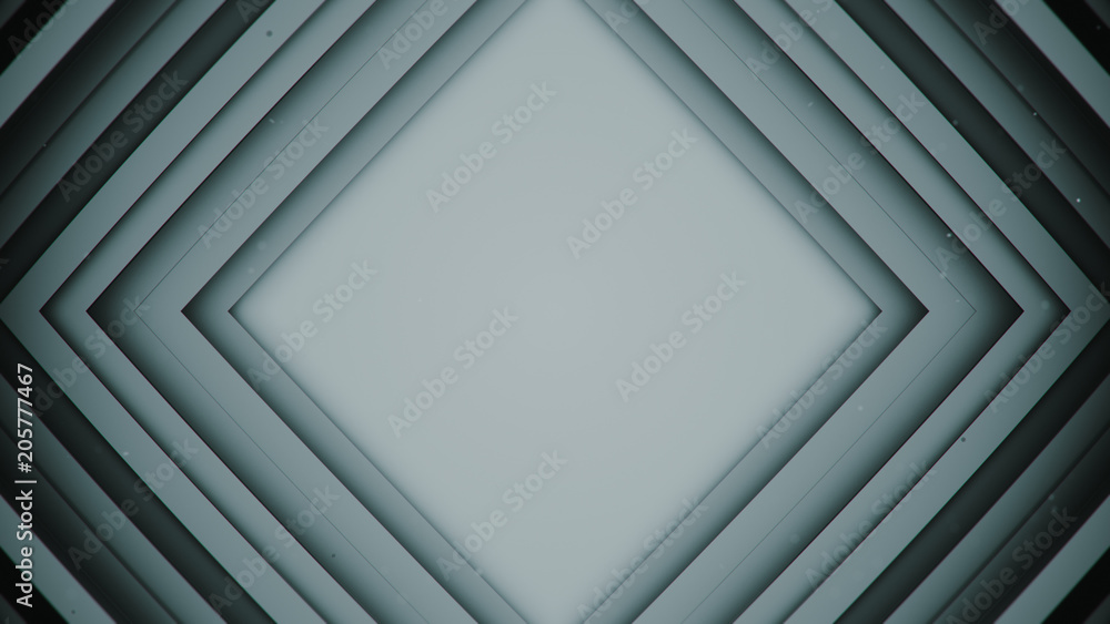 Poster frame of rhombic lines absrtact 3d rendering