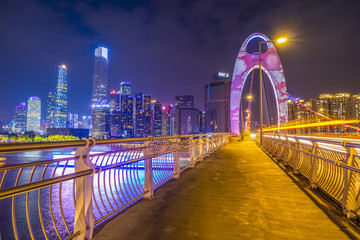 Obraz premium Modern buildings in Guangzhou city skyscrapers