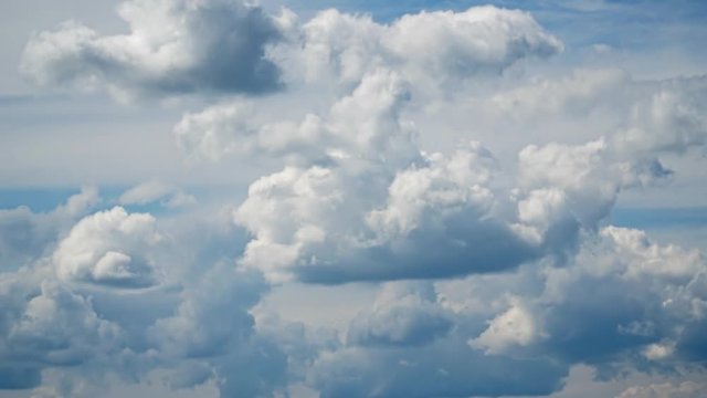 TimeLapse White Fluffy Clouds