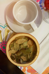 Coca tea leafs