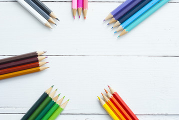 Naklejka premium Pencils