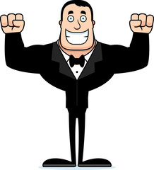 Cartoon Smiling Groom