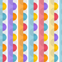 Geometric colorful seamless pattern in pastel color