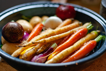 food plate ready for cooking