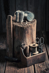 Retro analog telephone and tools to build it