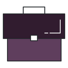 portfolio briefcase isolated icon vector illustration design
