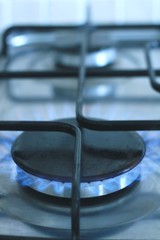 Fototapeta na wymiar hot gas ring at home