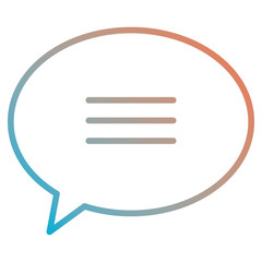 speech bubble message icon vector illustration design