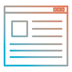 Fototapeta premium webpage template windows icon vector illustration design