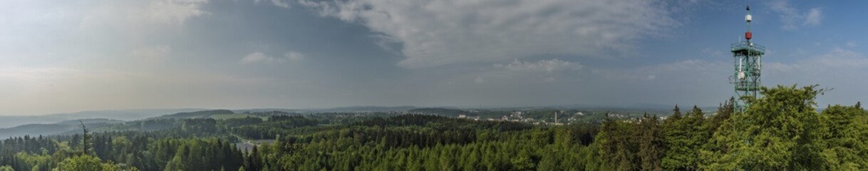 Panorama view from observation tower Haj u Ase