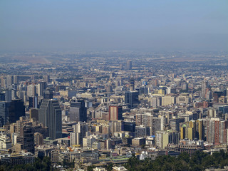 Fototapeta na wymiar View of Santiago, Chile