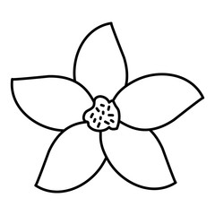 Fototapeta na wymiar beautiful flower decorative icon vector illustration design