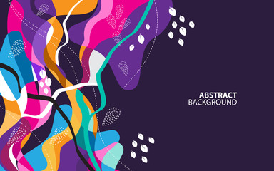 Colorful Abstract Background for print, banner, flyer etc. Vector.