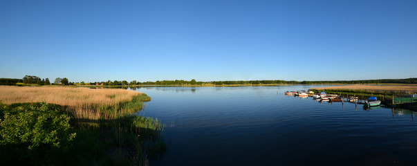 Panorama - Rügischer Booden, Einmündung Wreecher See - Putbus auf Rügen