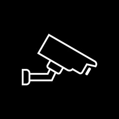 Security camera vector icon