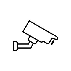 Security camera vector icon