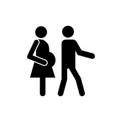 Pregnancy vector icon