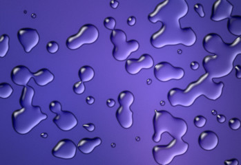 Water drops on glass, abstract background, graphics, template for design