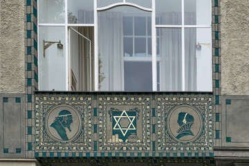 Decoration of jewish balcony