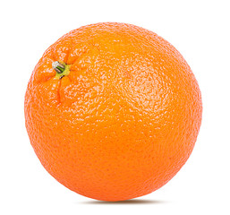 Juicy orange isolated on white background with clipping path
